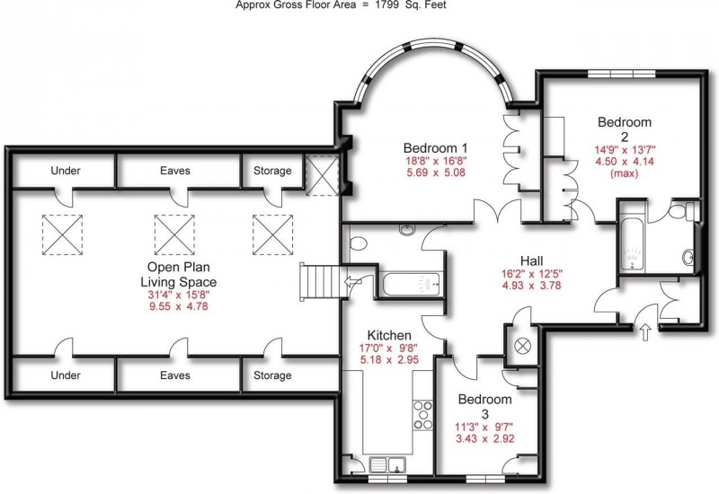 Floorplan for Altenbrook, Hale, WA15 9BZ